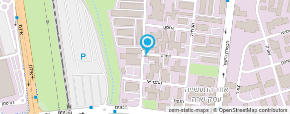 מפת הגעה אל ת.מ.מ. אמניר - אוניקס