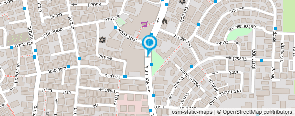 מפת הגעה אל חיים נתן אינסטלטור