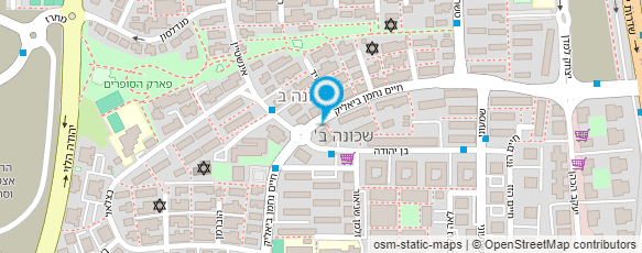 מפת הגעה אל ד"ר ברזק אלינה