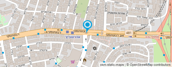 מפת הגעה אל יאיאסופט - Yayasoft