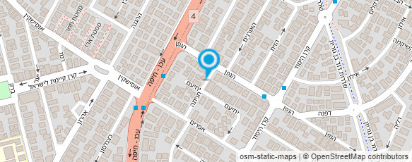 מפת הגעה אל עו"ד בן גוזי איתמר