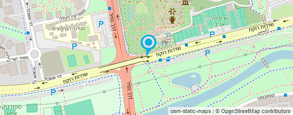 מפת הגעה אל ביה"ס לטניס הספורט הלבן