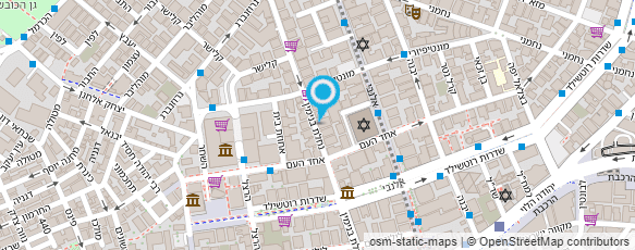 מפת הגעה אל סטודיו סיגל