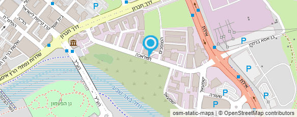 מפת הגעה אל מוסך טויוטה ירוחם עזרא