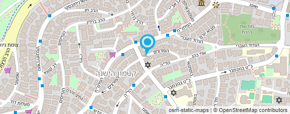 מפת הגעה אל בני פרידנר - מוסיקה חסידית