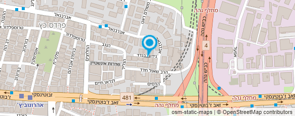 מפת הגעה אל עו"ד כהן אסף