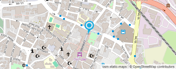 מפת הגעה אל אטליז לוי רפי ובנו