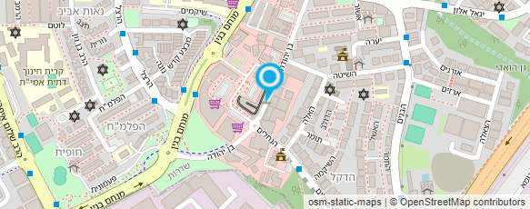 מפת הגעה אל י.ש. שיווק - אחים עמר