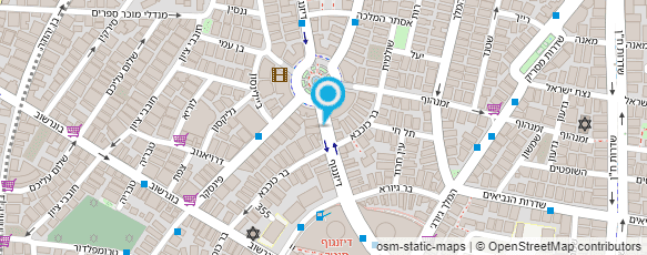 מפת הגעה אל ליריק דויד