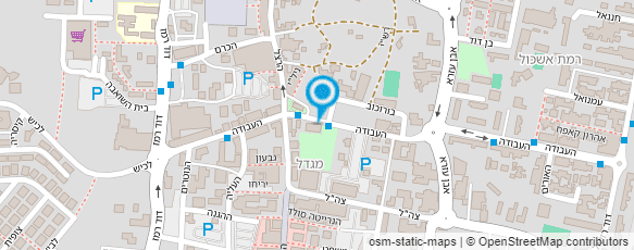 מפת הגעה אל שירות איציק ש.א.