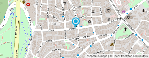 מפת הגעה אל דירות ירושלים מפת הגעה אל דירות ירושלים