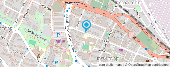 מפת הגעה אל בית מרחץ - קרית אליהו