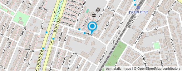 מפת הגעה אל בית מרחץ - תורה ועבודה