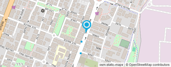 מפת הגעה אל מספרת פיטר