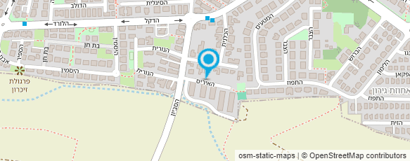 מפת הגעה אל אושרת ניסנוב