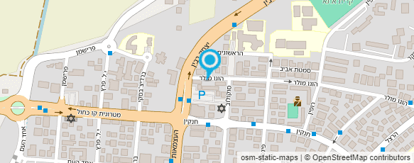 מפת הגעה אל תאטרוני - תיאטרון בובות חינוכי