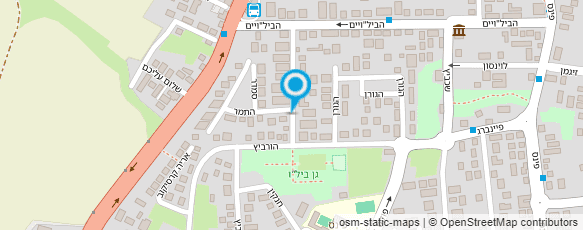 מפת הגעה אל מוניות בילויים גדרה מפת הגעה אל מוניות בילויים גדרה