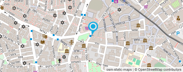 מפת הגעה אל עיתון "ירושלים"