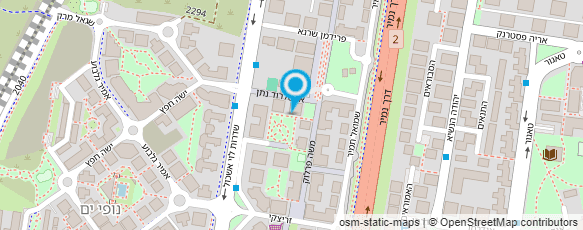 מפת הגעה אל ד"ר משה אהרונוב