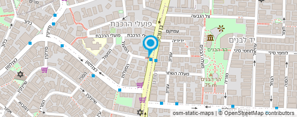 מפת הגעה אל מרכז שחר לחיים חדשים