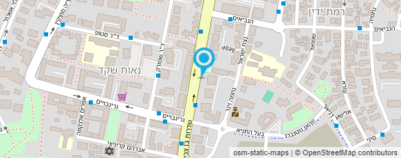 מפת הגעה אל פארק מוניות מפוארות לנתב"ג