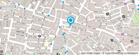 מפת הגעה אל לשכת הגהה למהדרין