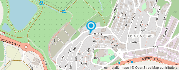 מפת הגעה אל מרכז שרות לרכב שער העמקים