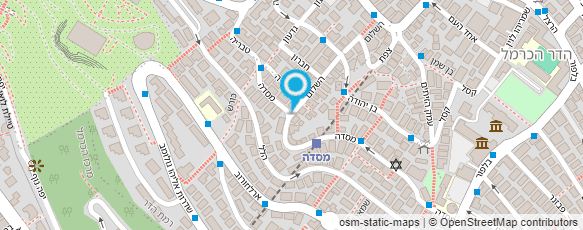 מפת הגעה אל מכון נוף