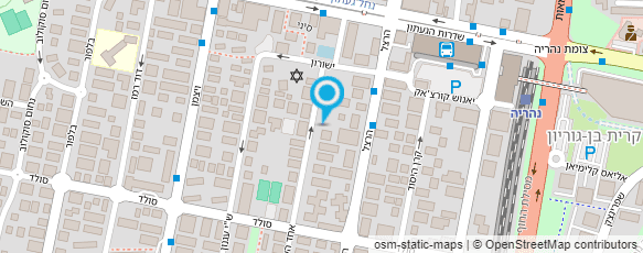 מפת הגעה אל המועצה הדתית נהריה