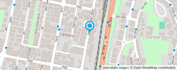 מפת הגעה אל הקטנוע רוזנר