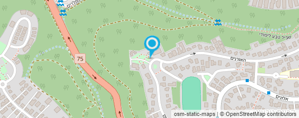 מפת הגעה אל אוניברסיטת חיפה - ביה"ס לחינוך של התנועה הקיבוצית