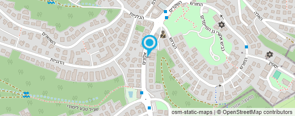 מפת הגעה אל זילברשטין הרב יהודה א.