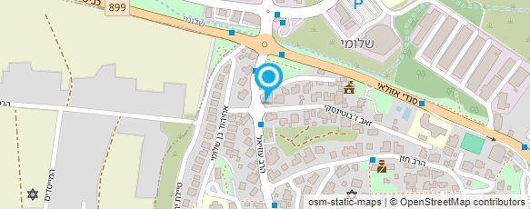 מפת הגעה אל מועצה מקומית שלומי