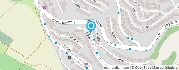 מפת הגעה אל בי"ס בן צבי