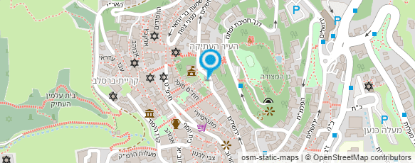 מפת הגעה אל אולמי המצודה