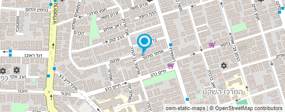 מפת הגעה אל ד"ר כץ מנחם