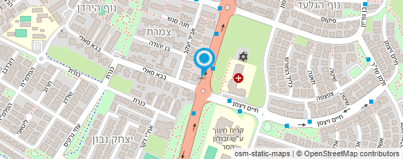 מפת הגעה אל מוסד "מאיר" ממ"ד