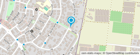 מפת הגעה אל הזגג שלי