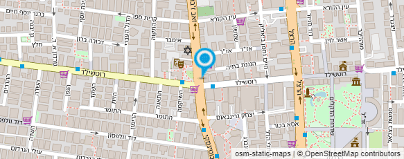 מפת הגעה אל עו"ד מייקל חנאי