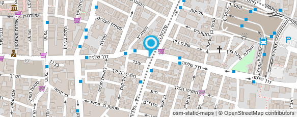 מפת הגעה אל מוסך הר ציון-הצבי