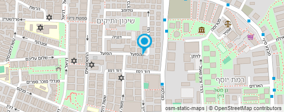 מפת הגעה אל מנחם חזי ושות' מפת הגעה אל מנחם חזי ושות'