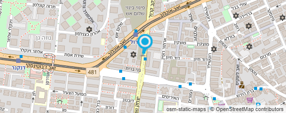 מפת הגעה אל עיצוב שיער מוטי