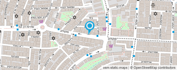 מפת הגעה אל ד"ר רבודה ולדימיר