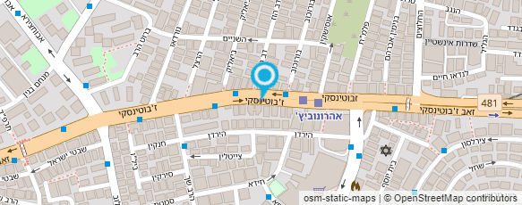 מפת הגעה אל אליו מחסני ריהוט