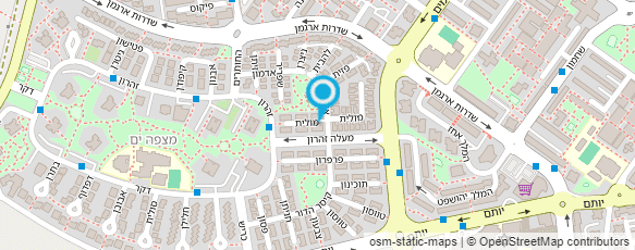 מפת הגעה אל גדר הירדן - רוני