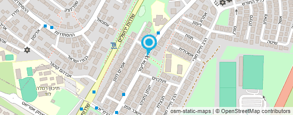 מפת הגעה אל מתנ"ס ז'בוטינסקי