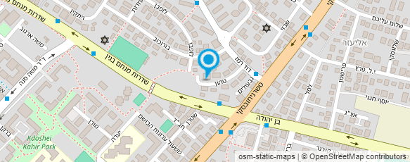 מפת הגעה אל מ.ב מוצרי בטון