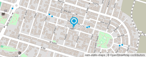 מפת הגעה אל רשת הדברה חרדית - המדביר החרדי בע"מ