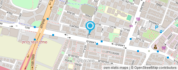 מפת הגעה אל עו"ד ארז הרכבי