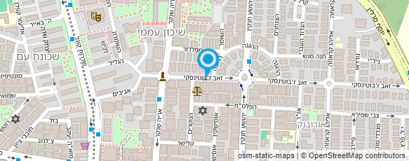 מפת הגעה אל ד.ב שרותים טכניים